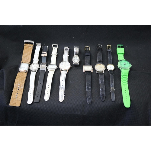 344 - 10 Assorted Wristwatches