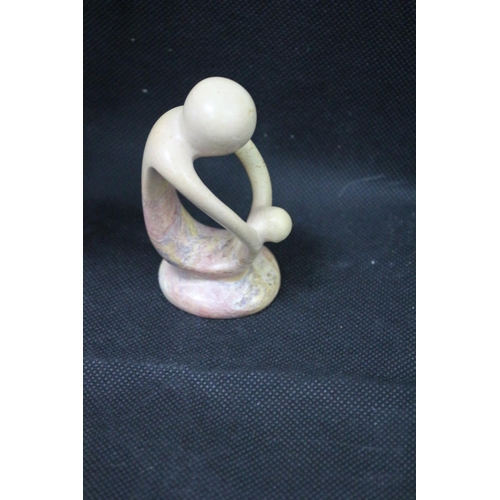 345 - 3 Soapstone Carvings