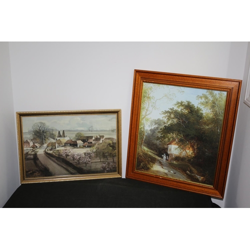 385 - 2 Framed and Glazed Prints of Rural Scene