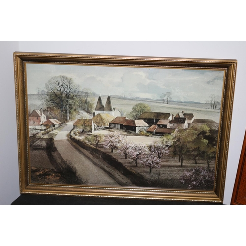 385 - 2 Framed and Glazed Prints of Rural Scene