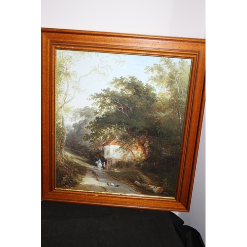 385 - 2 Framed and Glazed Prints of Rural Scene