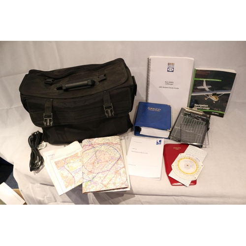 437 - An excellent Aviation bundle including Pooley's 2002, CRPN computer, Pooleys CB 5 Control Board, Poo... 