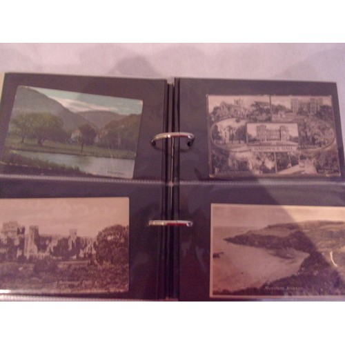 6 - Postcard Album Containing 120 Mid Century Postcards UK Topographic