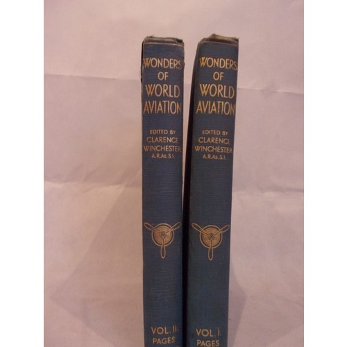 10 - 2 Volumes Of Wonders Of World Aviation, Edited By Clarence Winchester