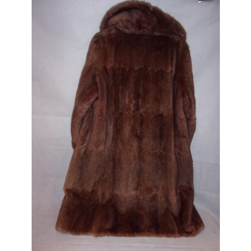 21 - 1 Large Light Colour Fur Coat With Oxford Street Label