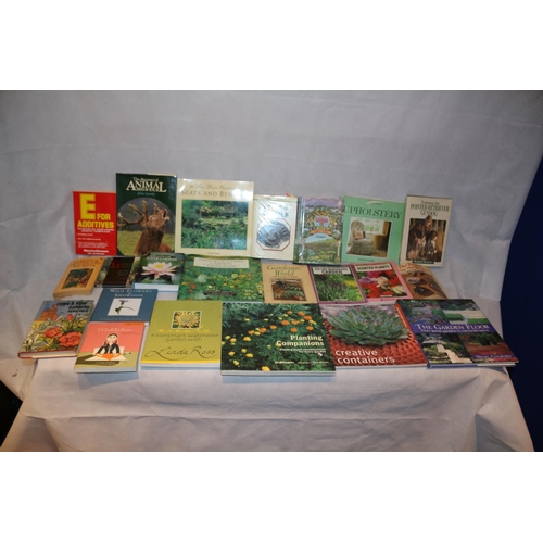 104 - Good Selection of Mixed Genre and Garden Books