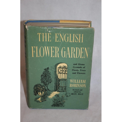 105 - Vintage Book - The English Flower Garden with Dustcover