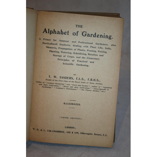 113 - Vintage Book - Alphabet of Gardening