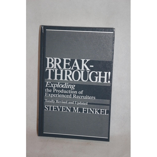 125 - Signed Copy of Breakthrough! by Steven M. Finkel