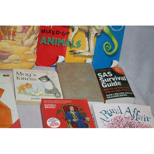 129 - Large Selection of Both Children and Adult Books