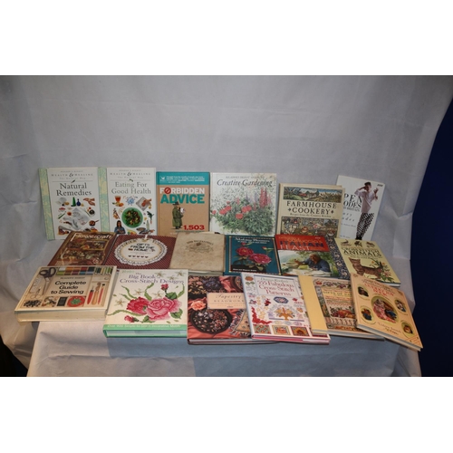 29 - Good selection of Cookery and Gardening Books, many hardback