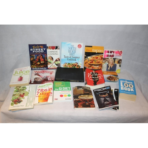 30 - Good quantity of cookery books, including Gordon Ramsey