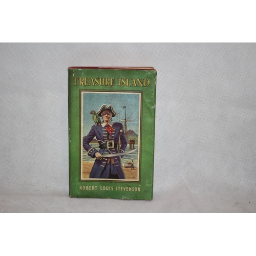 38 - Vintage Book with Dustcover - Treasure Island