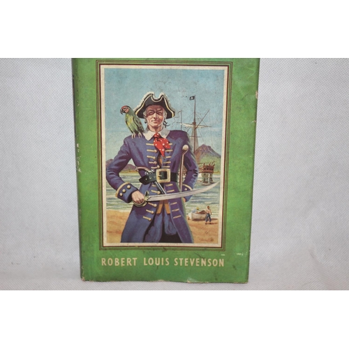 38 - Vintage Book with Dustcover - Treasure Island