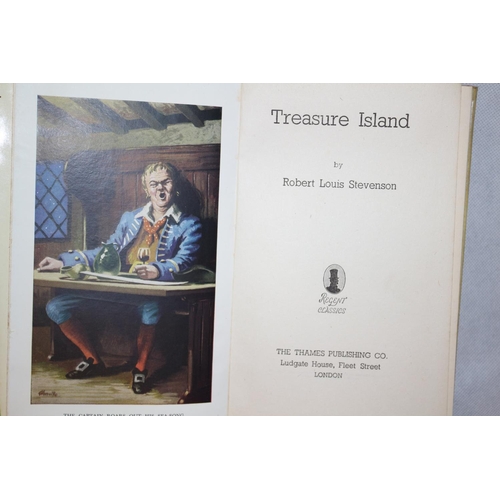 38 - Vintage Book with Dustcover - Treasure Island