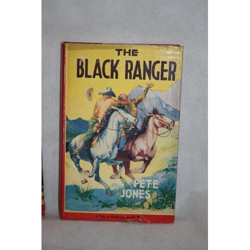 41 - Pair of Vintage Books with Dustcovers - Bitter River Ranch & The Black Ranger