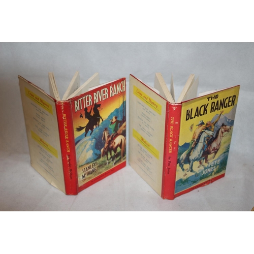 41 - Pair of Vintage Books with Dustcovers - Bitter River Ranch & The Black Ranger