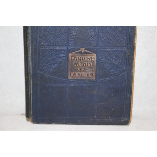 48 - Vintage Book - Enquire Within upon Everything