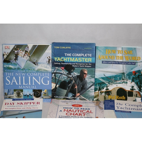 56 - Large Selection of Books, Many Hardback - based around Sailing and Learning to Sail