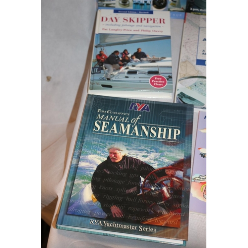 56 - Large Selection of Books, Many Hardback - based around Sailing and Learning to Sail