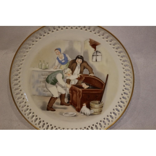 66 - Pencil Drawing Collectors Plate from Copenhagen Porcelain - Hans Christian Andersen