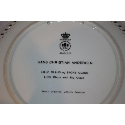 66 - Pencil Drawing Collectors Plate from Copenhagen Porcelain - Hans Christian Andersen