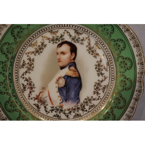 68 - Collectors Plate featuring Napoleon by A Pours de Berne Genève