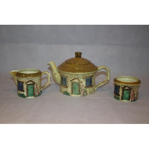 72 - Trio of Sylvac Cottage Ware Items