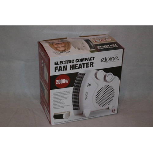 77 - Electric Compact Fan Heater - Fully Working