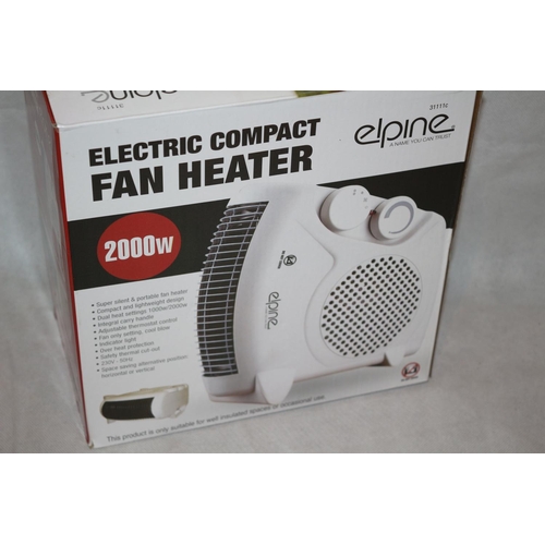 77 - Electric Compact Fan Heater - Fully Working