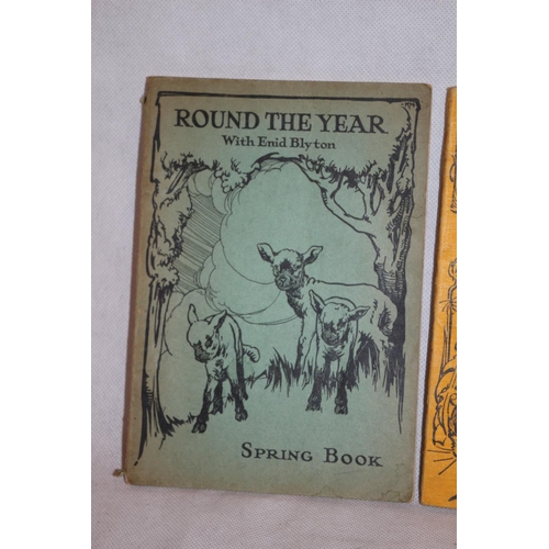 89 - 4 x Round the Year Books by Enid Blyton