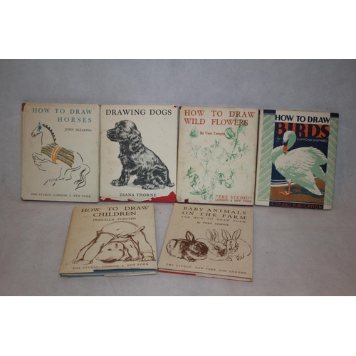 90 - Vintage Books - How to Draw with Dustcovers