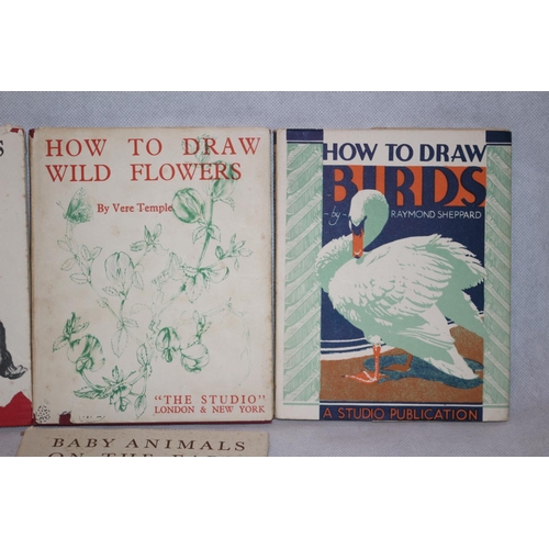 90 - Vintage Books - How to Draw with Dustcovers