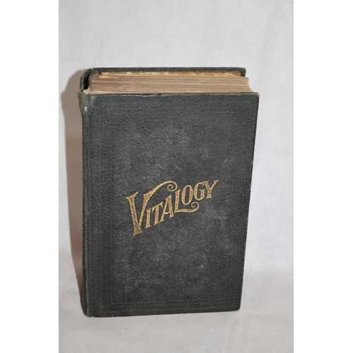 92 - Antique Book - Vitalogy with Pull Out Diagrams