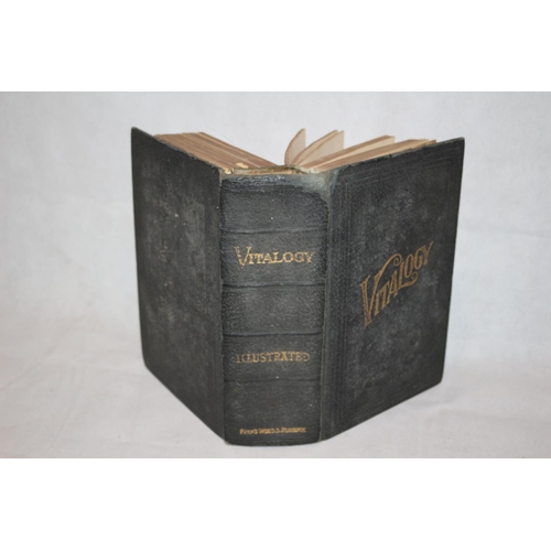 92 - Antique Book - Vitalogy with Pull Out Diagrams