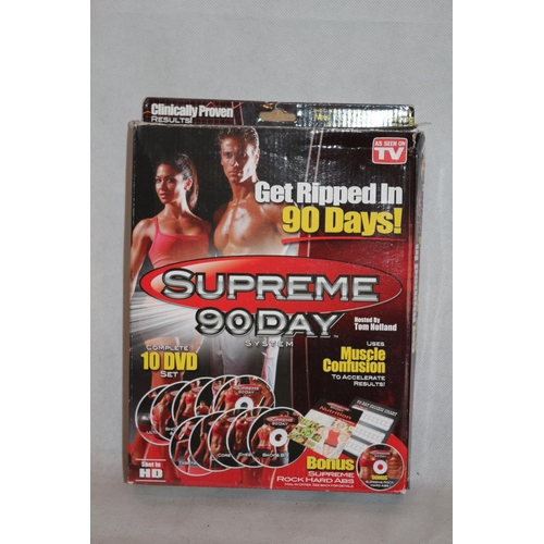 93 - New in Box - Supreme 90 Day System DVD's  Exercise / Keep Fit