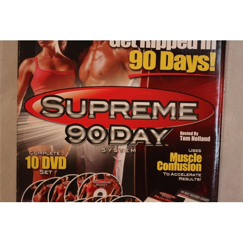 93 - New in Box - Supreme 90 Day System DVD's  Exercise / Keep Fit