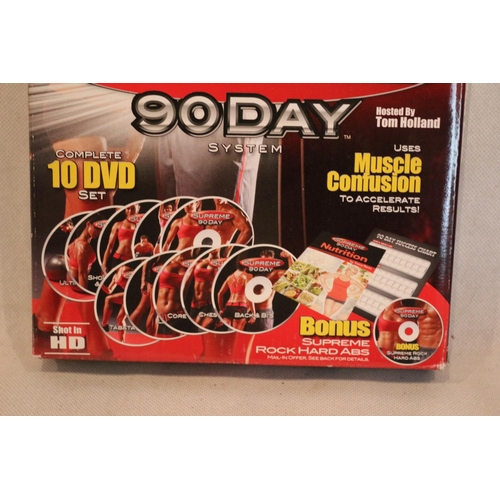 93 - New in Box - Supreme 90 Day System DVD's  Exercise / Keep Fit