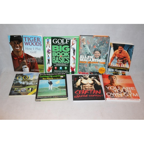 96 - Selection of Sport Themed Books