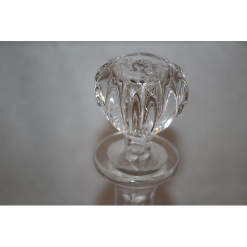 135 - 3 Heavy Cut Glass Decanters