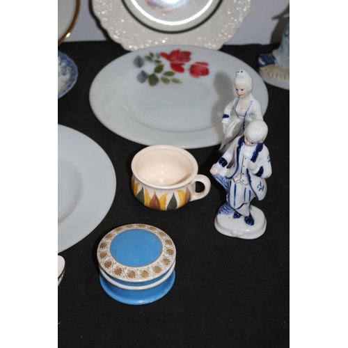 191 - A Selection of Plates Including Chokin, Johnston Brothers, and Lord Nelson Pottery. Figurines  Plus ... 