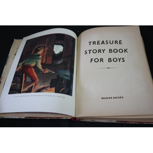 192 - Vintage Book Titled Treasure Story For Boys