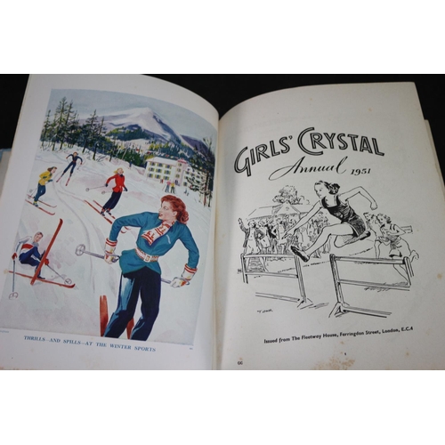 193 - Vintage Book Dated 1951 Titled Girl's Crystal Annual