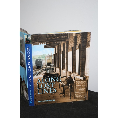 195 - Book Titled Along Lost Lines By Paul Atterbury