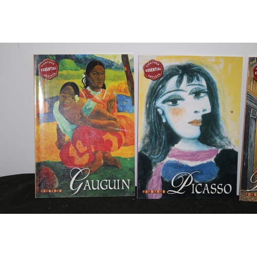 196 - 4 Booklets On Famous Artists Including Monet, Van Gogh, Picasso and Gauguin