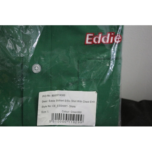 480 - Eddie Stobart Short Sleeve Shirt With Chest Badge Size Large