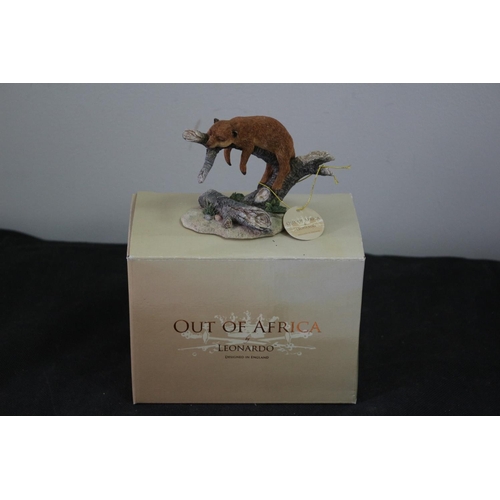 484 - Sleeping Meerkat From Out Of Africa Collection By Leonardo In Box