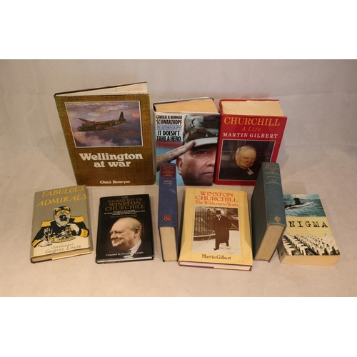 525 - A Good Assortment Of Books With A War Theme Including Wellington At War