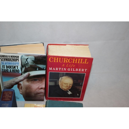 525 - A Good Assortment Of Books With A War Theme Including Wellington At War