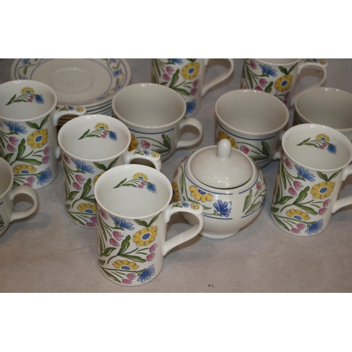 528 - Floral Patterned Breakfast Ware